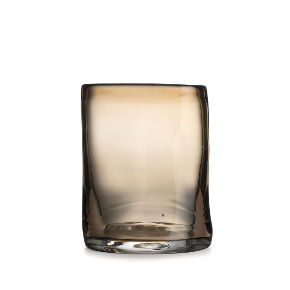 Hadeland Glassverk Sine Vase H20,5 cm Kakao
