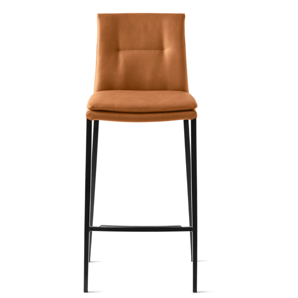 Carmen Barkrakk Matt svart / Cognac