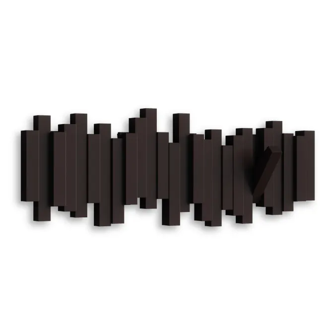 Hovedbilde Umbra Sticks 5 knaggrekke espresso