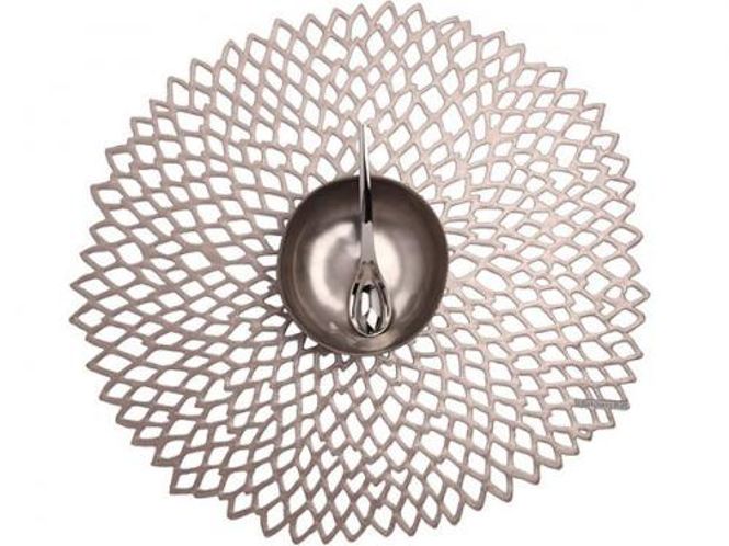 Hovedbilde Chilewich Dahlia Bordbrikker Gunmetal 4stk