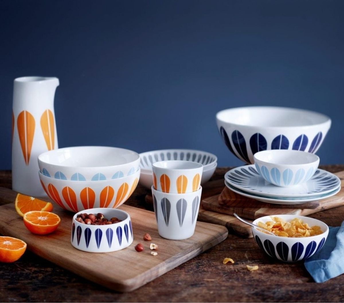 Lucie Kaas Lotus Grey Sugar Bowl 10 cm