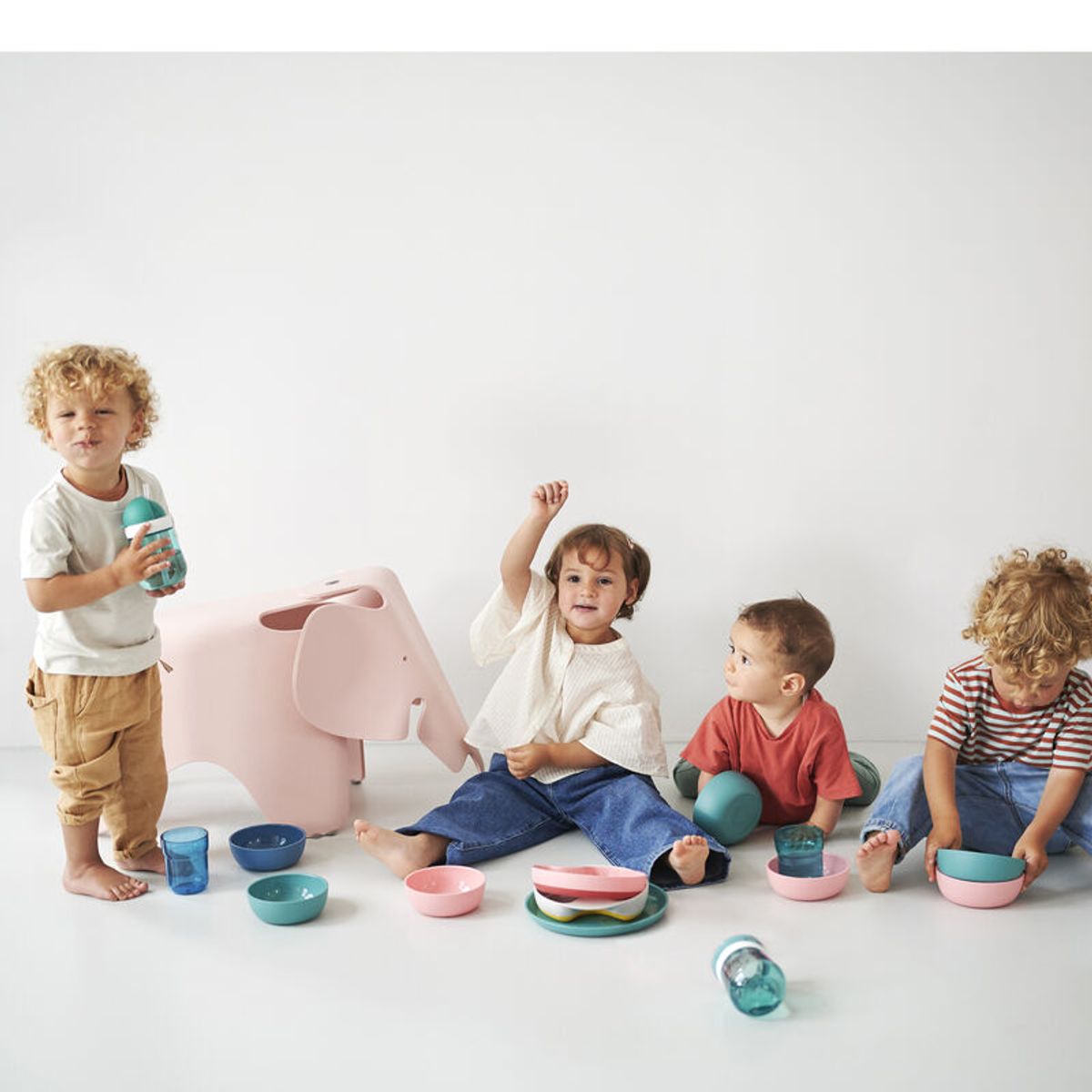 Mepal Mio Nybegynnertallerken Flowers & Butterflies