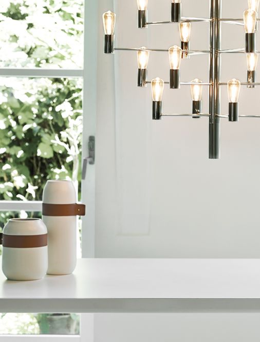 Hovedbilde Herstal Manola 20 Krom LED (inkl lyspærer!)