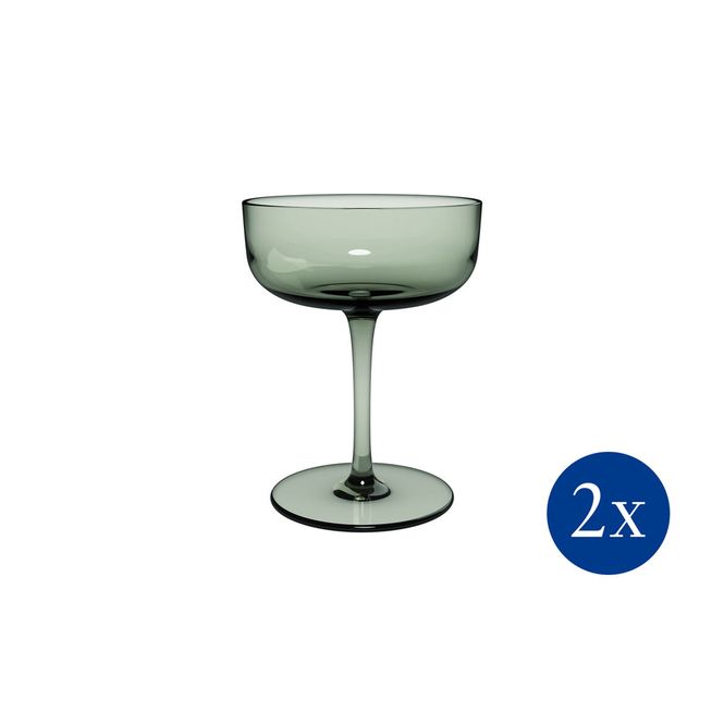 Hovedbilde Villeroy & Boch Like Sage champagneskål 2 stk