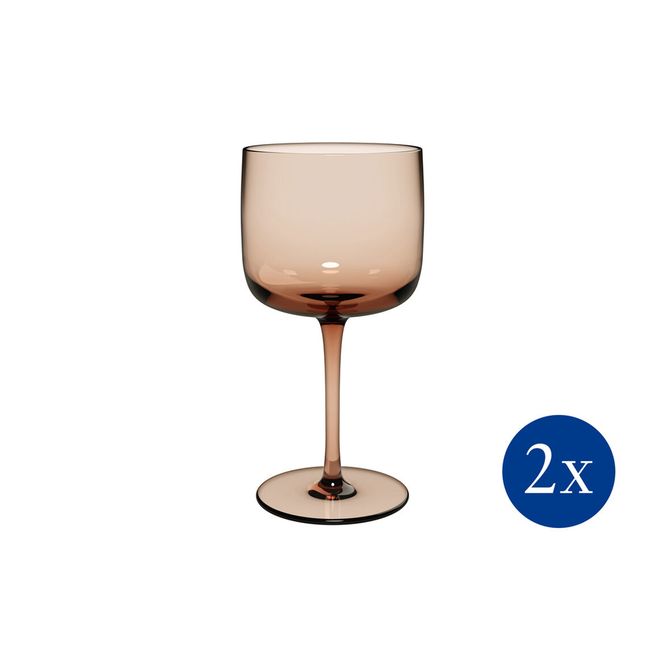 Hovedbilde Villeroy & Boch Like Clay vinglass 27 cl 2 stk