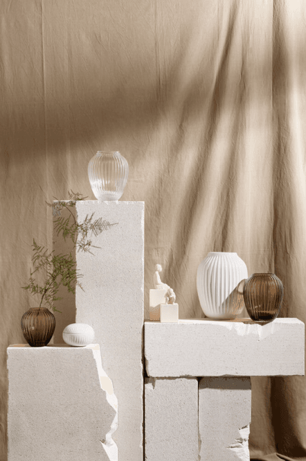 Hovedbilde Kähler Hammershøi Vase Glass Valnøtt 18,5 cm