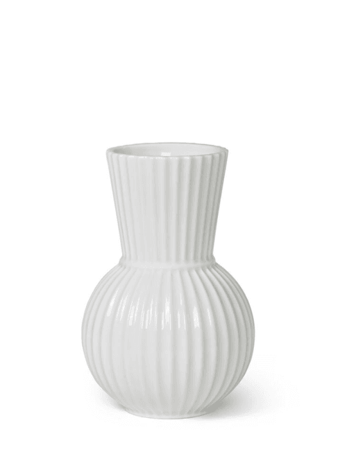 Hovedbilde Lyngby Porcelæn Tura Vase Hvit H18 cm