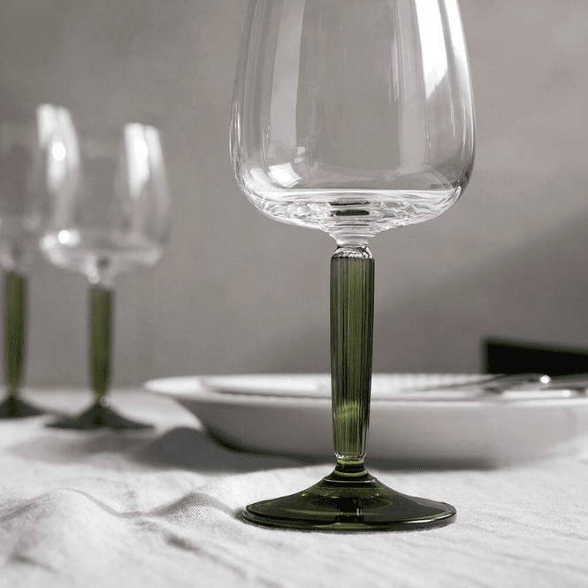 Hovedbilde Kähler Hammershøi Vinglass 49 cl Grønn, 2 stk