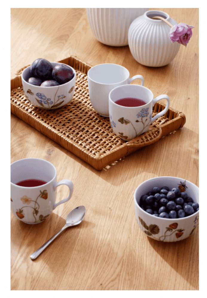 Kähler Hammershøi Summer Krus 33 cl, Summer Berries