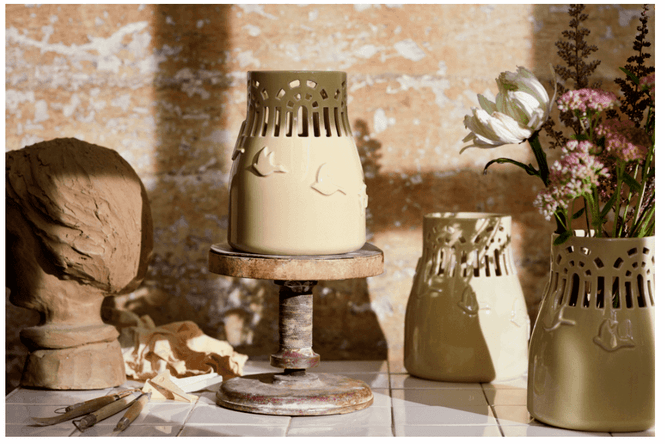 Hovedbilde Kähler Orangery Vase Sweet Honey H18 cm