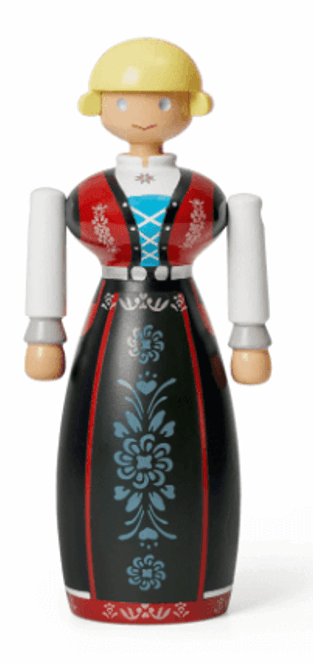 Hovedbilde Kay Bojesen Kvinne Norsk Bunad 18 cm