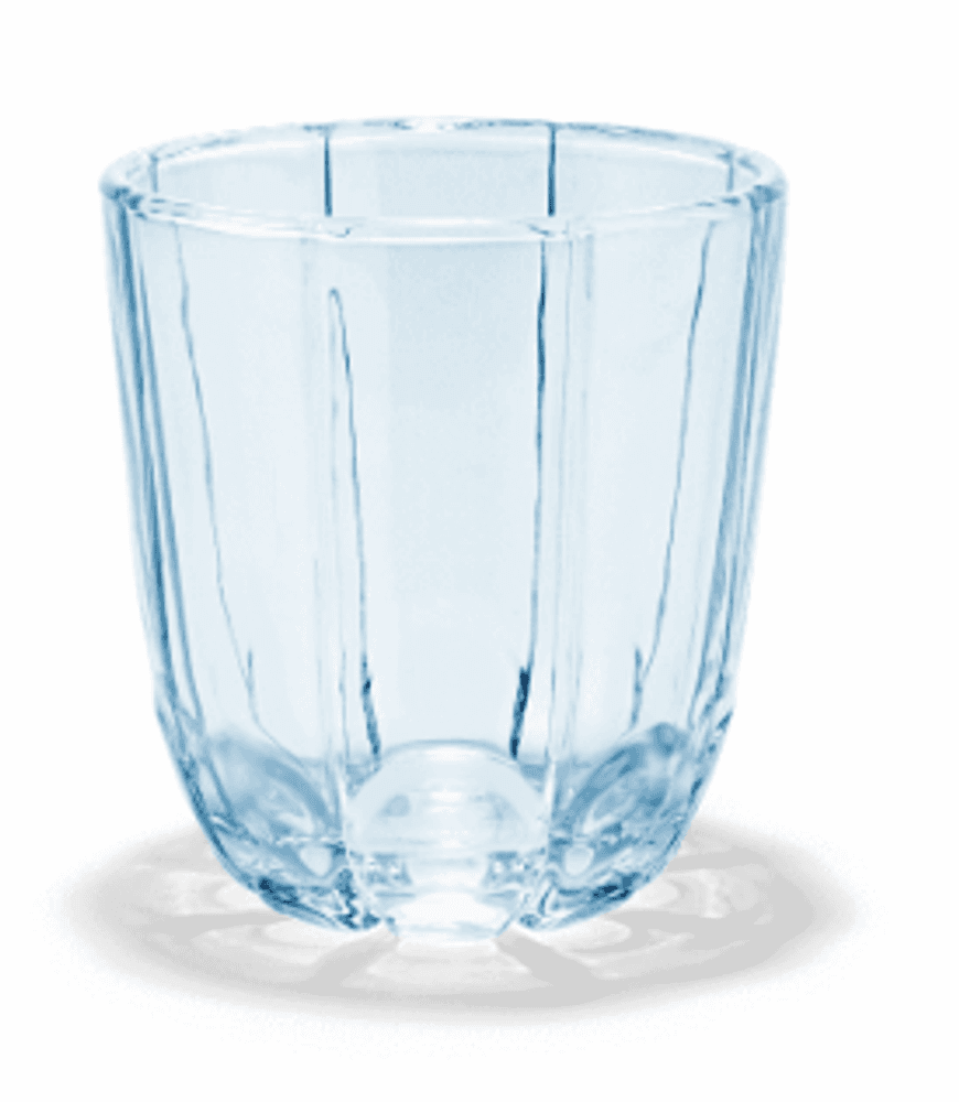 Holmegaard Lily Vannglass Blå 32 cl 2 stk