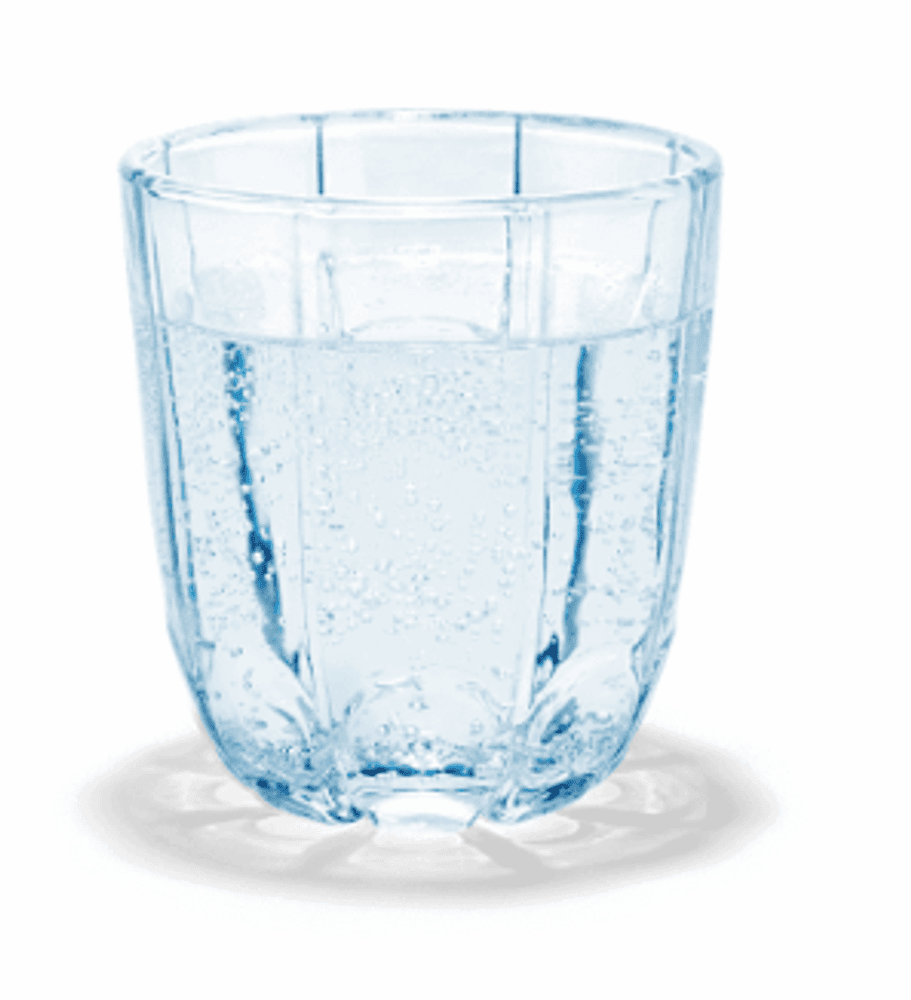 Holmegaard Lily Vannglass Blå 32 cl 2 stk