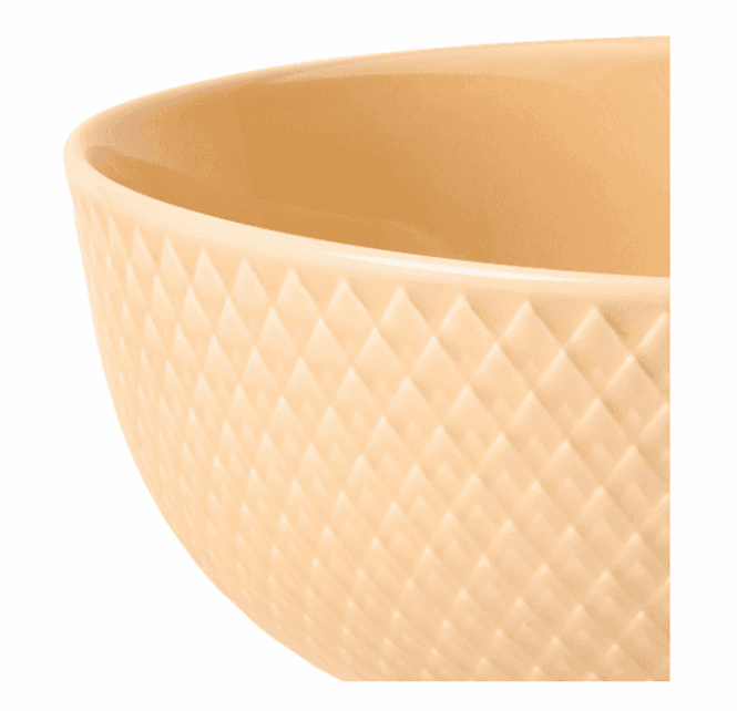 Hovedbilde Lyngby Porcelæn Rhombe Color Skål Sand Ø15.5 cm