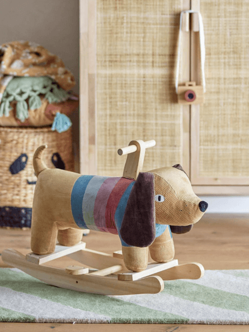 Hovedbilde Bloomingville MINI Charlie Gyngeleke Hund Brun