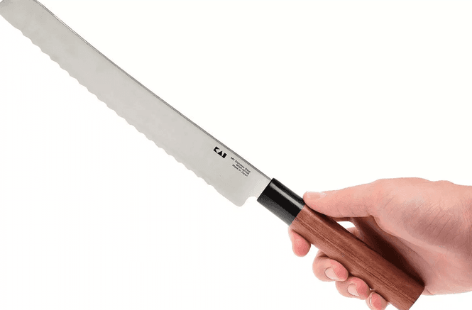 Hovedbilde KAI SEKI Redwood brødkniv  (22,5 cm)