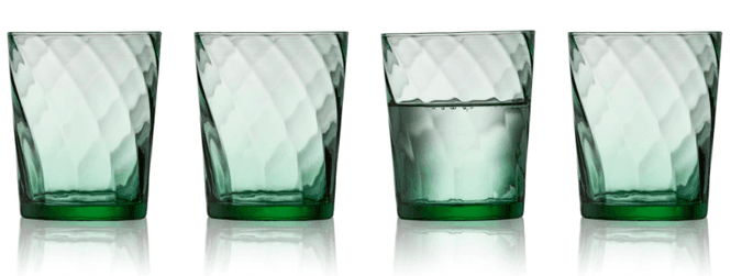 Hovedbilde Lyngby glas Vienna Vannglass 30cl 4 stk grønn