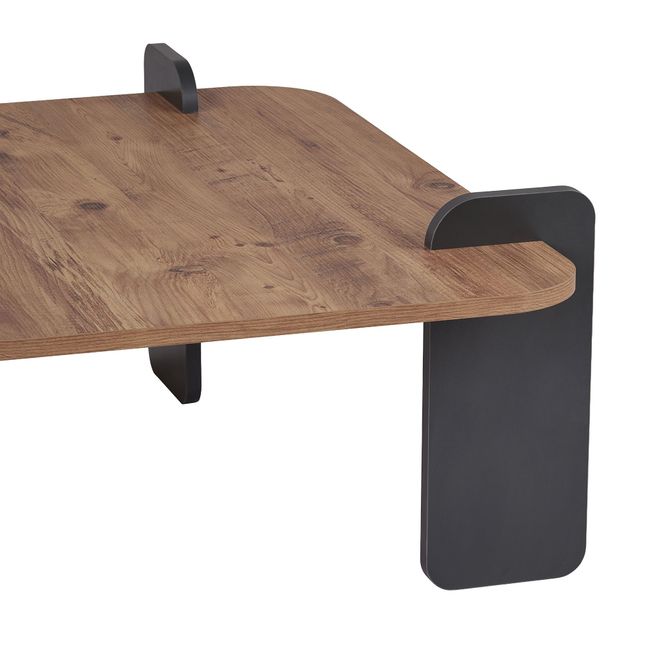 Hovedbilde Nordure Marais sofabord – Atlantic Pine/antrasitt