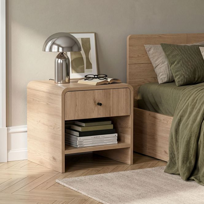 Hovedbilde Nordure Parila nattbord – Sepet Oak