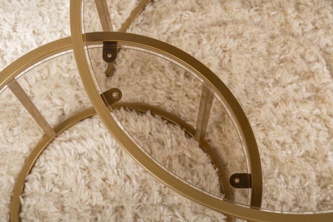 Hovedbilde Nordure Aurum sofabordsett – 60 / 42 / gull / ...