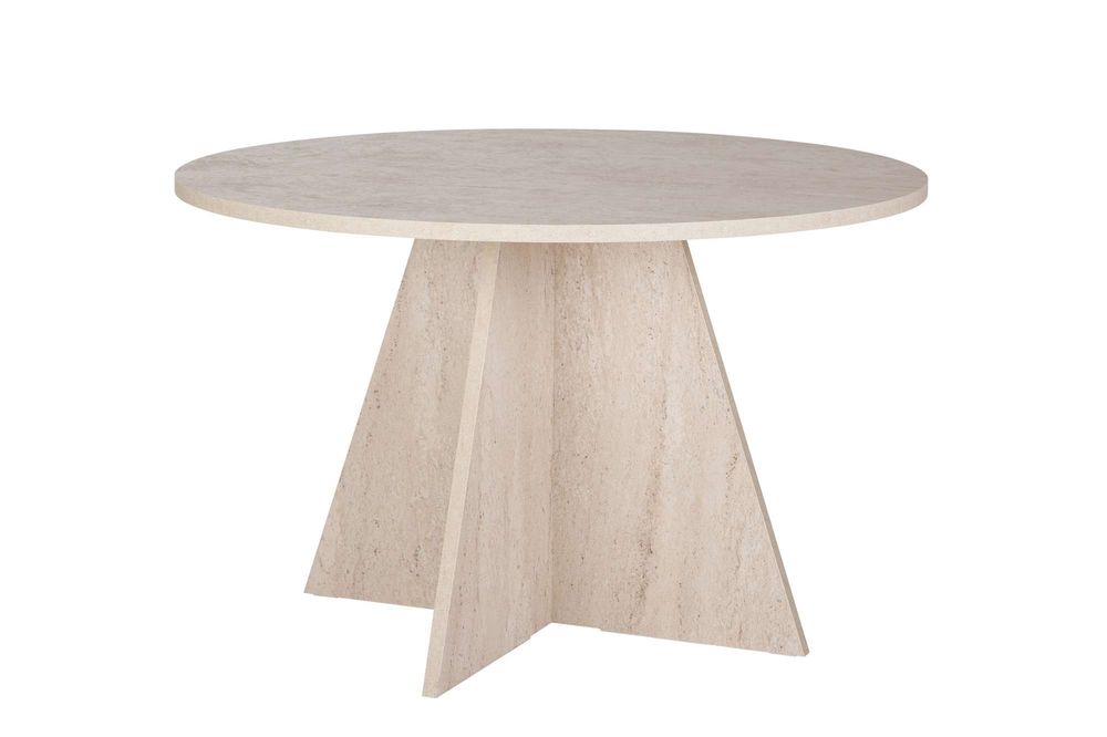 Nordure Virella spisebord – Travertine