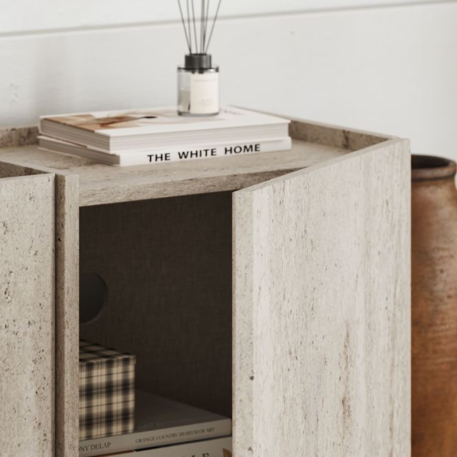 Hovedbilde Nordure Lowen TV-benk – Travertine