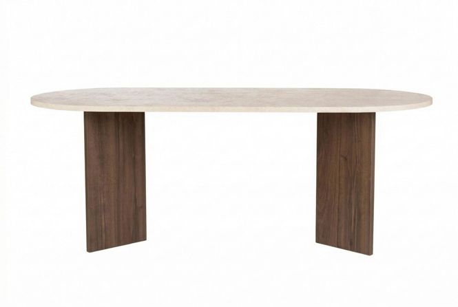 Hovedbilde Nordure Sabella spisebord – Travertine/Venezia ...