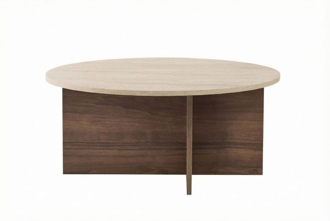 Hovedbilde Nordure Soleil sofabord – Travertine/Venezia ...
