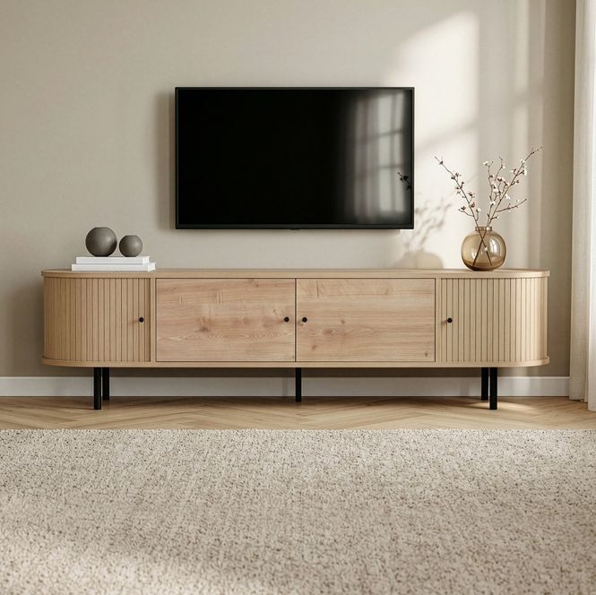 Hovedbilde Nordure Gentle TV-benk – Sapphire Oak