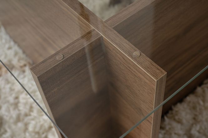 Hovedbilde Nordure Vetrino sofabord – Venezia Walnut