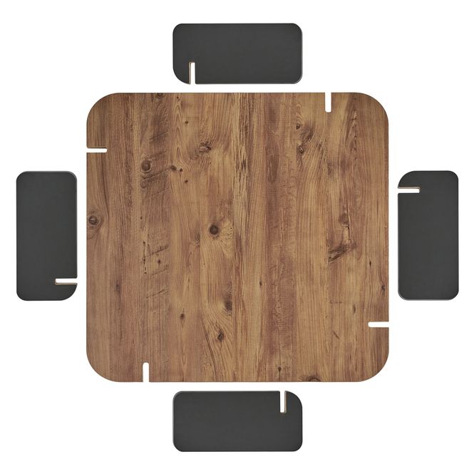 Hovedbilde Nordure Marais sofabord – Atlantic Pine/antrasitt