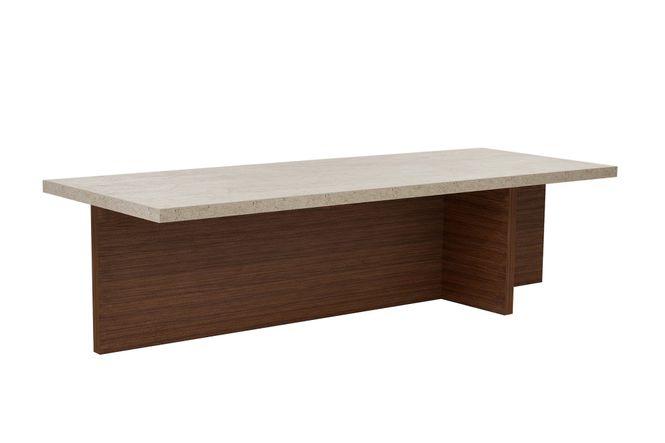 Hovedbilde Nordure Harbor sofabord – Travertine/Milano ...