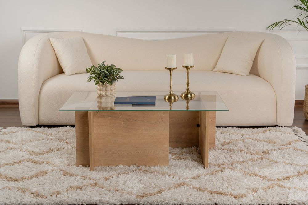 Nordure Vetrino sofabord – Honey Oak