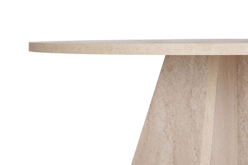 Nordure Virella spisebord – Travertine