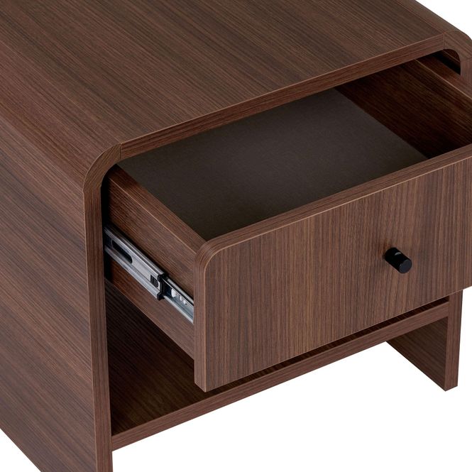Hovedbilde Nordure Parila nattbord – Milano Walnut