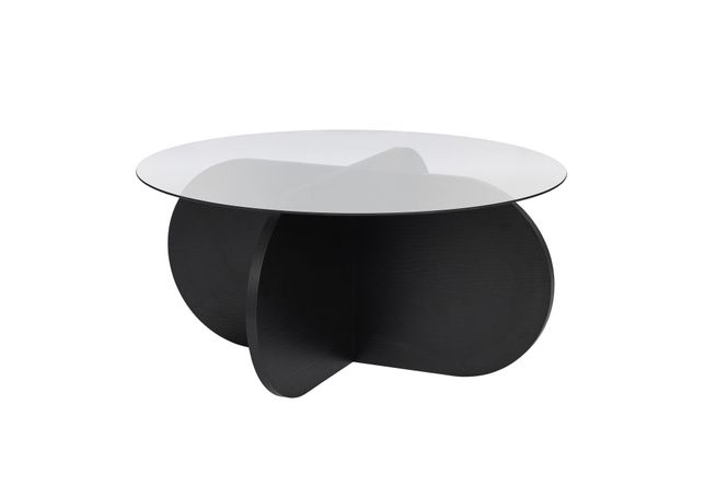 Hovedbilde Nordure Aeris sofabord – Wood Black / transparent