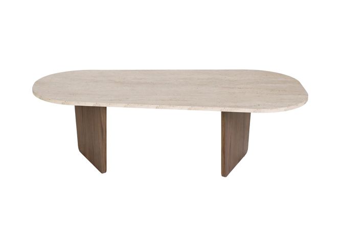Hovedbilde Nordure Ovalis sofabord – Travertine/Venezia ...
