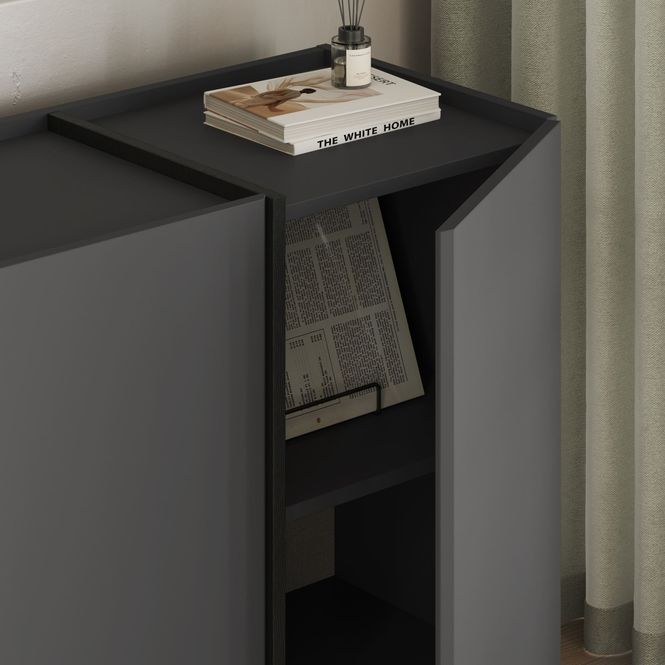 Hovedbilde Nordure Dorma konsollbord – antrasitt/svart