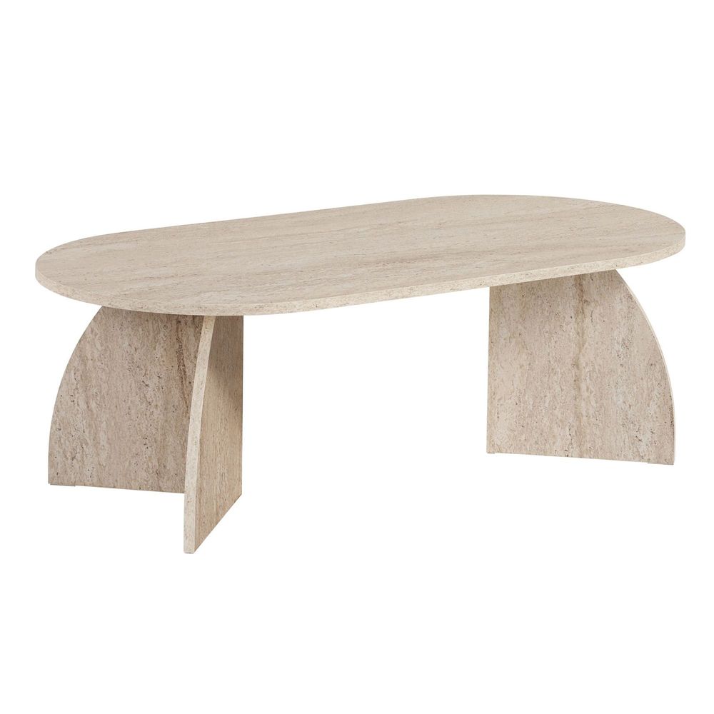 Nordure Melina sofabord – Travertine