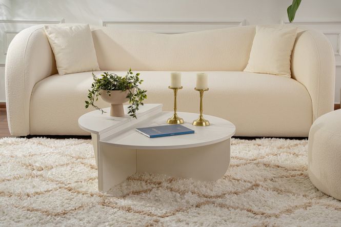 Hovedbilde Nordure Orion sofabord – Wood White