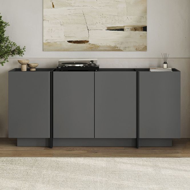 Hovedbilde Nordure Dorma konsollbord – antrasitt/svart