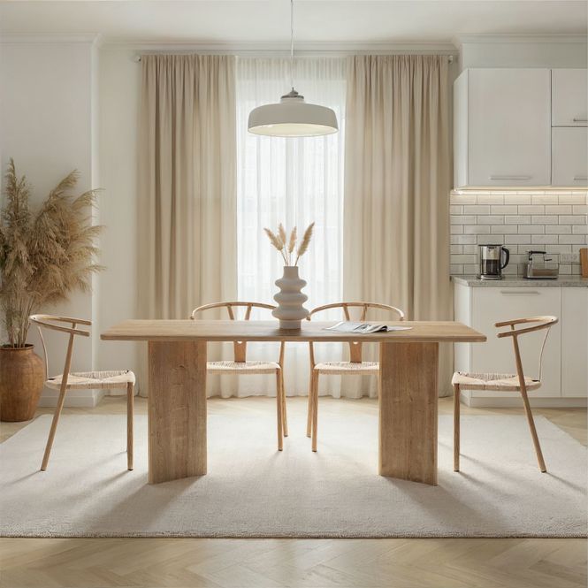 Hovedbilde Nordure Linza spisebord – Honey Oak