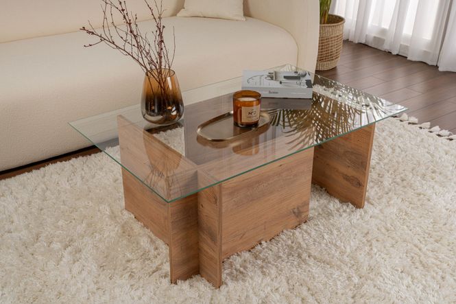 Hovedbilde Nordure Vetrino sofabord – Atlantic Pine