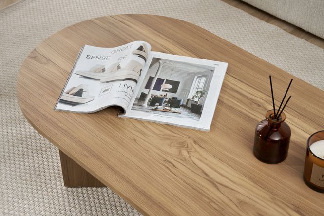 Hovedbilde Nordure Sable sofabord – VNT Oak