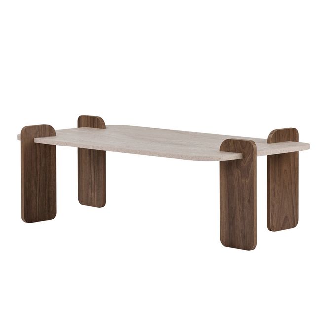 Hovedbilde Nordure Renard sofabord – Travertine/Venezia ...