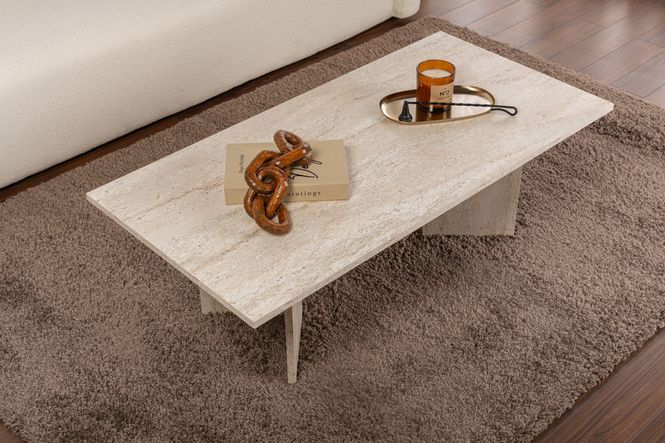 Hovedbilde Nordure Sabin sofabord – Travertine