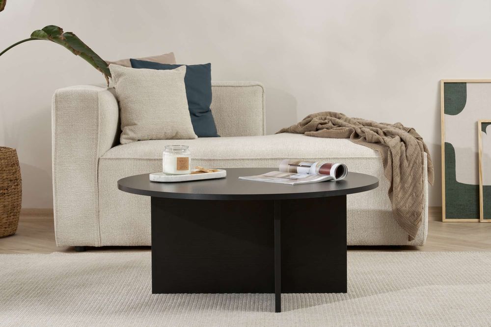 Nordure Soleil sofabord – Wood Black