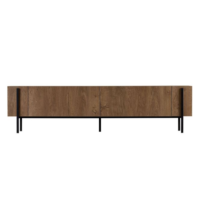 Hovedbilde Nordure Nexus TV-benk – Kafkas Oak / svart