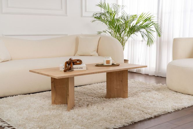 Hovedbilde Nordure Sabin sofabord – Sapphire Oak