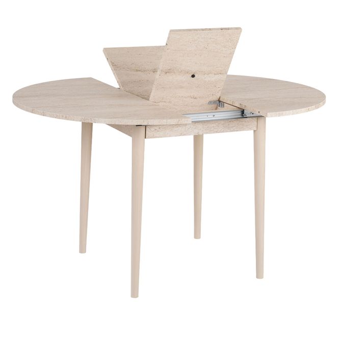 Hovedbilde Nordure Viona uttrekkbart spisebord – Travertine ...